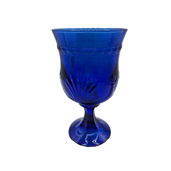 Toscany Other - Alexandra Blue Cobalt by Toscany Water Goblet Vintage